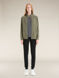 Women's Merino Blend Central Classic Long Sleeve Zip Sweatshirt  - 4