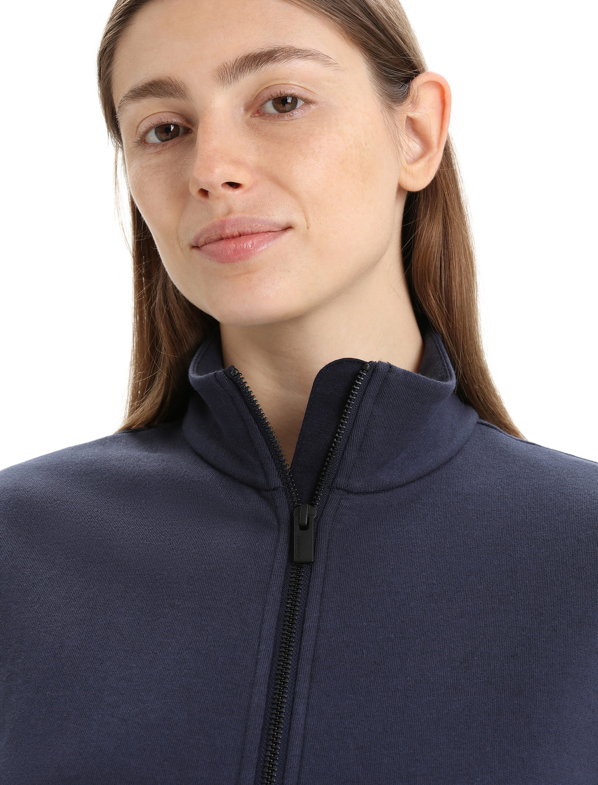 Women's Merino Blend Central Classic Long Sleeve Zip Sweatshirt  - 4
