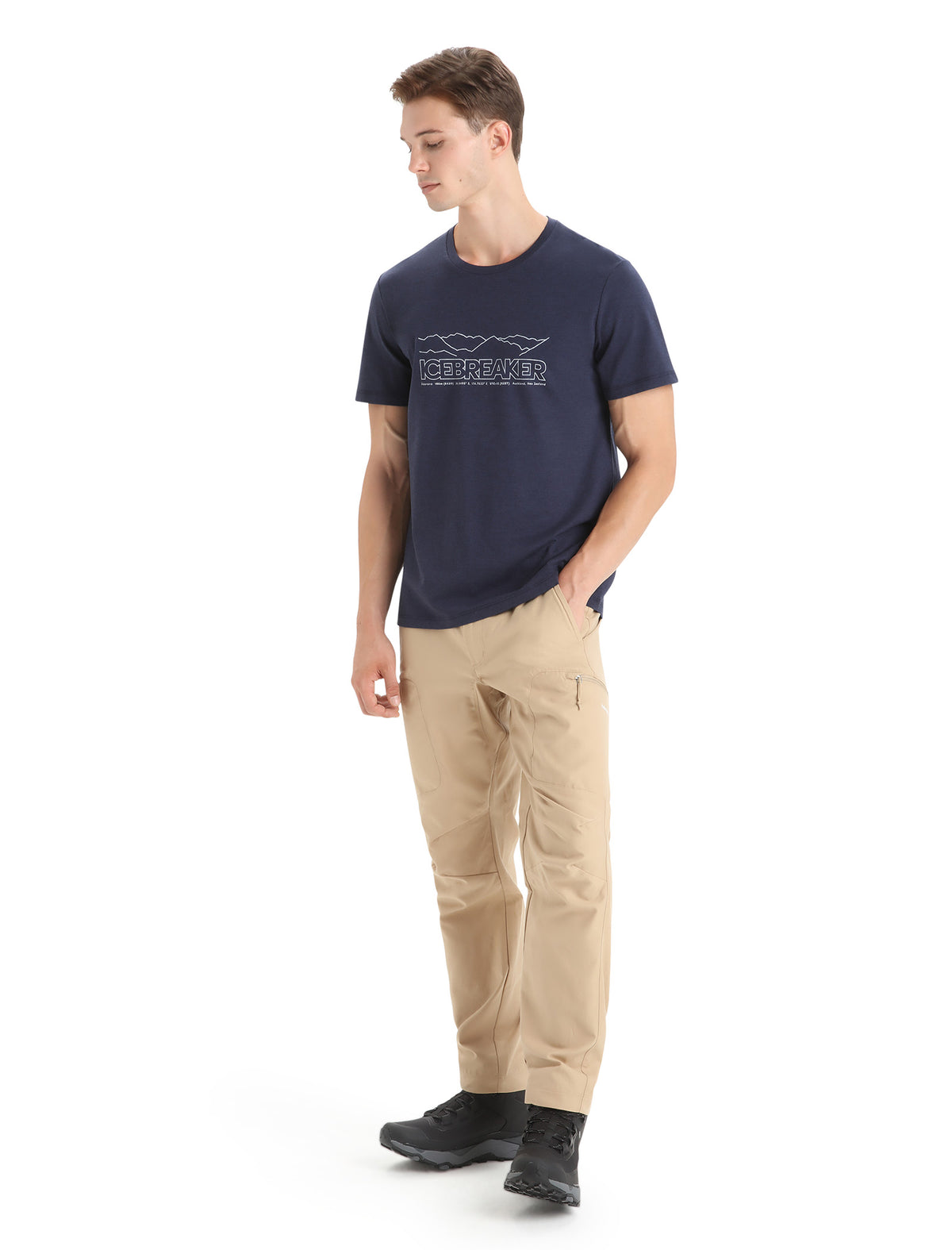 Men's Merino Blend Central T-Shirt Icebreaker Story  - 3
