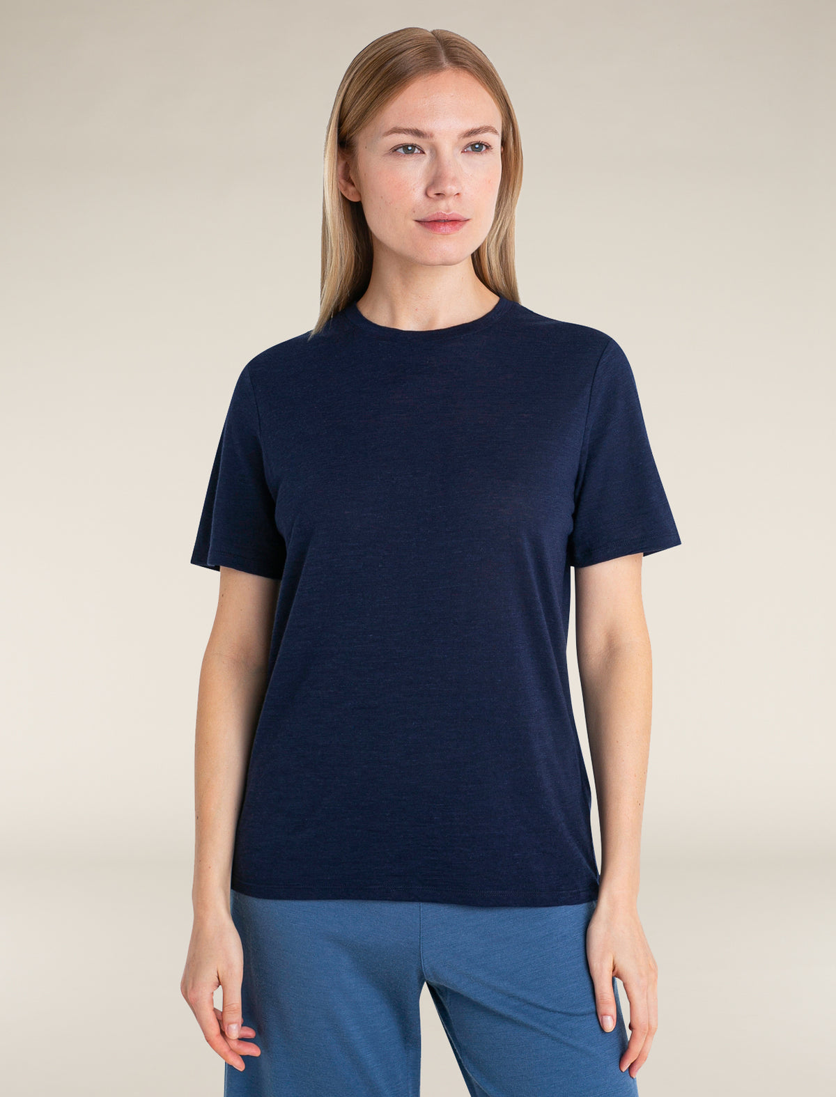 Women's Merino Linen Short Sleeve T-Shirt  - 1