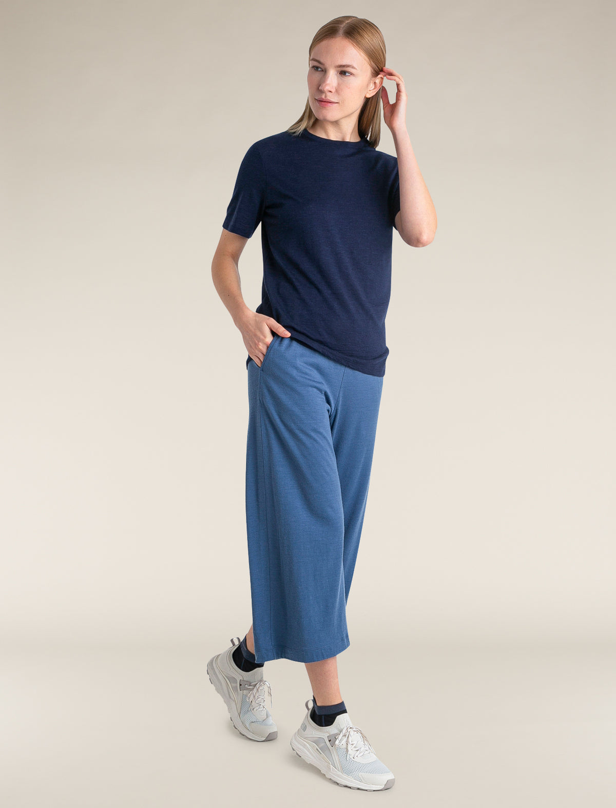 Women's Merino Linen Short Sleeve T-Shirt  - 5
