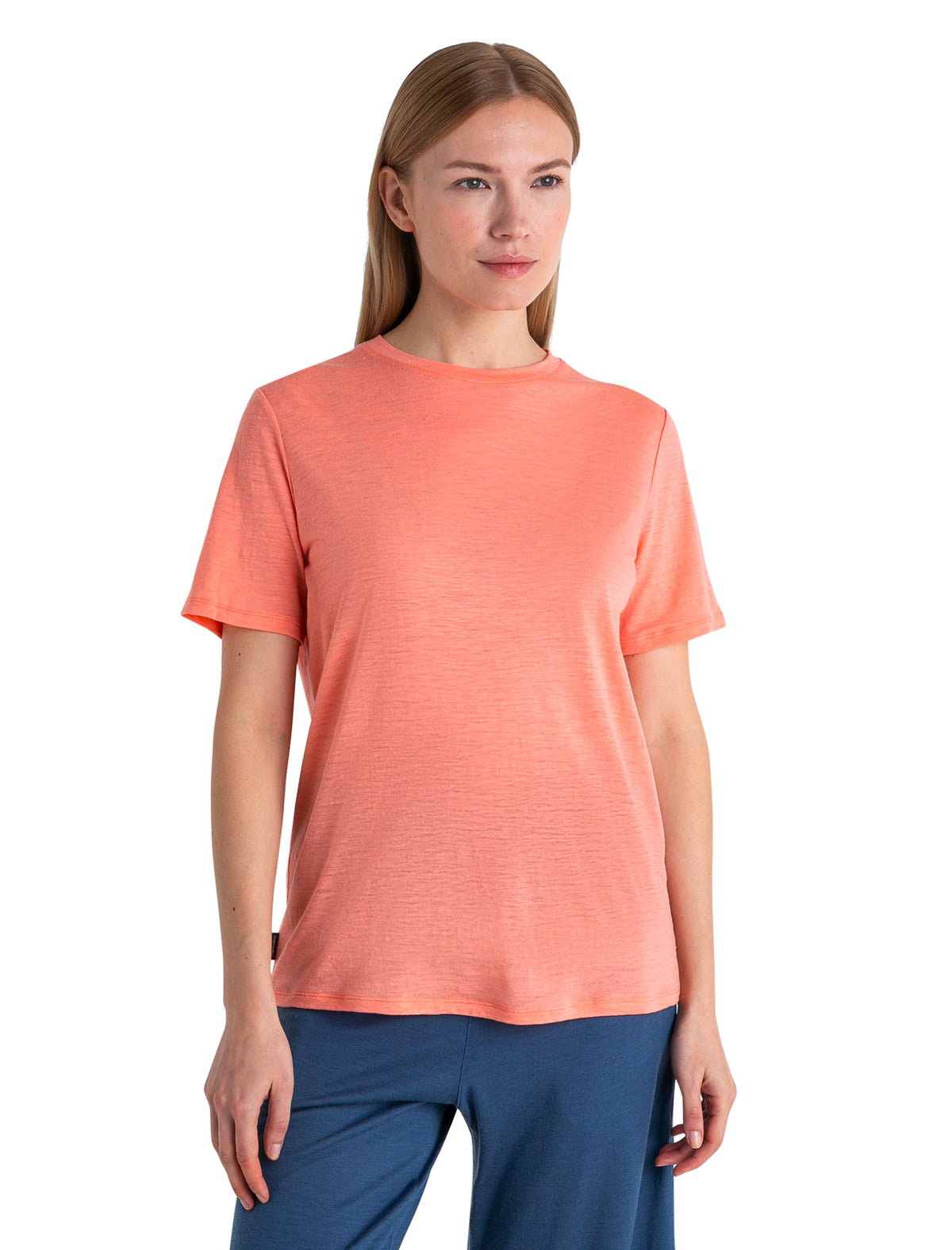 Women's Merino Linen Short Sleeve T-Shirt  - 1