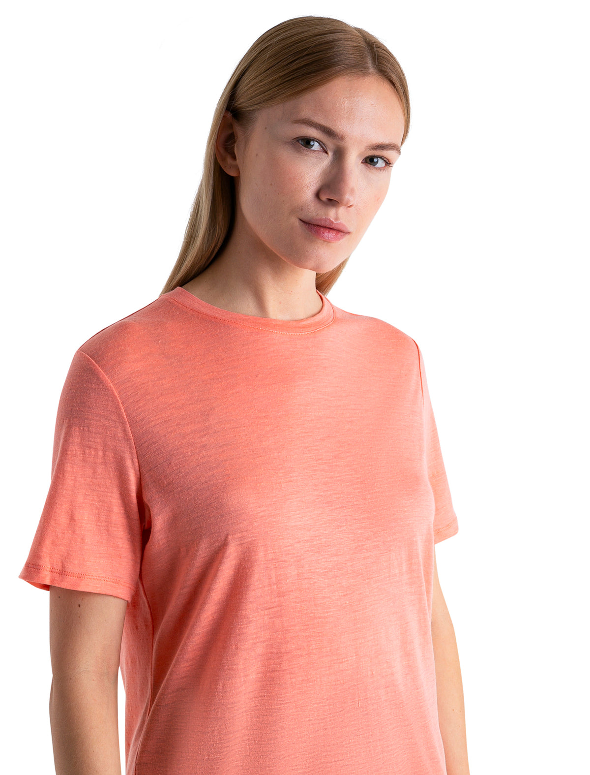 Women's Merino Linen Short Sleeve T-Shirt  - 4