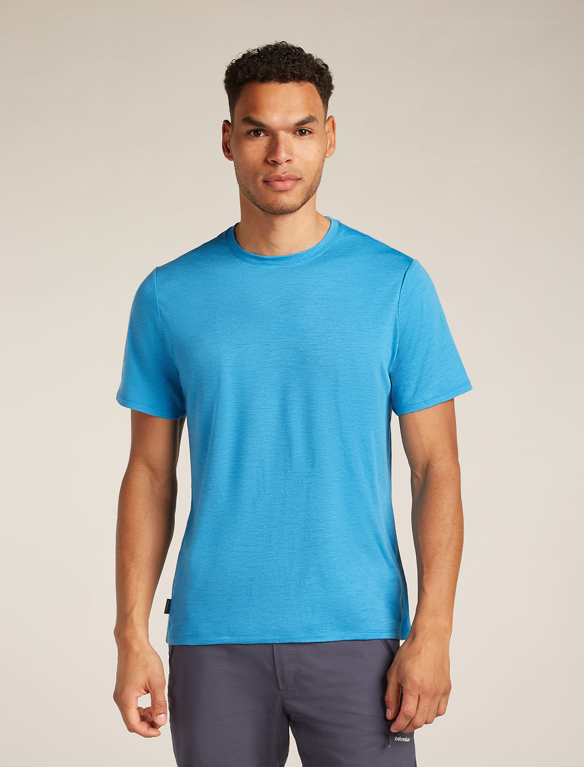Men's Merino Linen Short Sleeve T-Shirt Arctic - 1