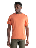 Men's Merino Linen Short Sleeve T-Shirt Ember - 1