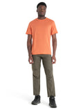 Men's Merino Linen Short Sleeve T-Shirt Ember - 3