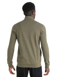 Men's Merino Blend Central Long Sleeve Zip Sweatshirt Loden - 2