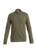 Men's Merino Blend Central Long Sleeve Zip Sweatshirt Loden - 6