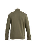 Men's Merino Blend Central Long Sleeve Zip Sweatshirt Loden - 7