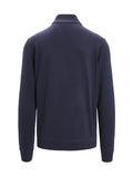 Men's Merino Blend Central Long Sleeve Zip Sweatshirt Glacier - 8