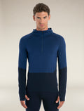 Men's Merino 200 Sonebula Long Sleeve Half Zip Thermal Hoodie  - 1