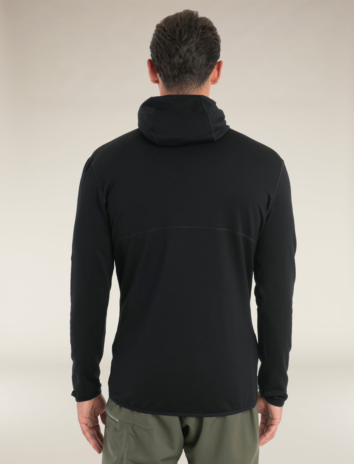 Men's Merino 560 Realfleece™ Elemental Long Sleeve Zip Hoodie Black - 2