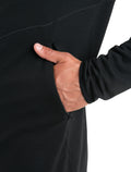 Men's Merino 560 Realfleece™ Elemental Long Sleeve Zip Hoodie Black - 6