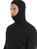 Men's Merino 560 Realfleece™ Elemental Long Sleeve Zip Hoodie Black - 7