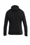 Men's Merino Blend Quantum Hybrid Long Sleeve Zip Hoodie Black - 6