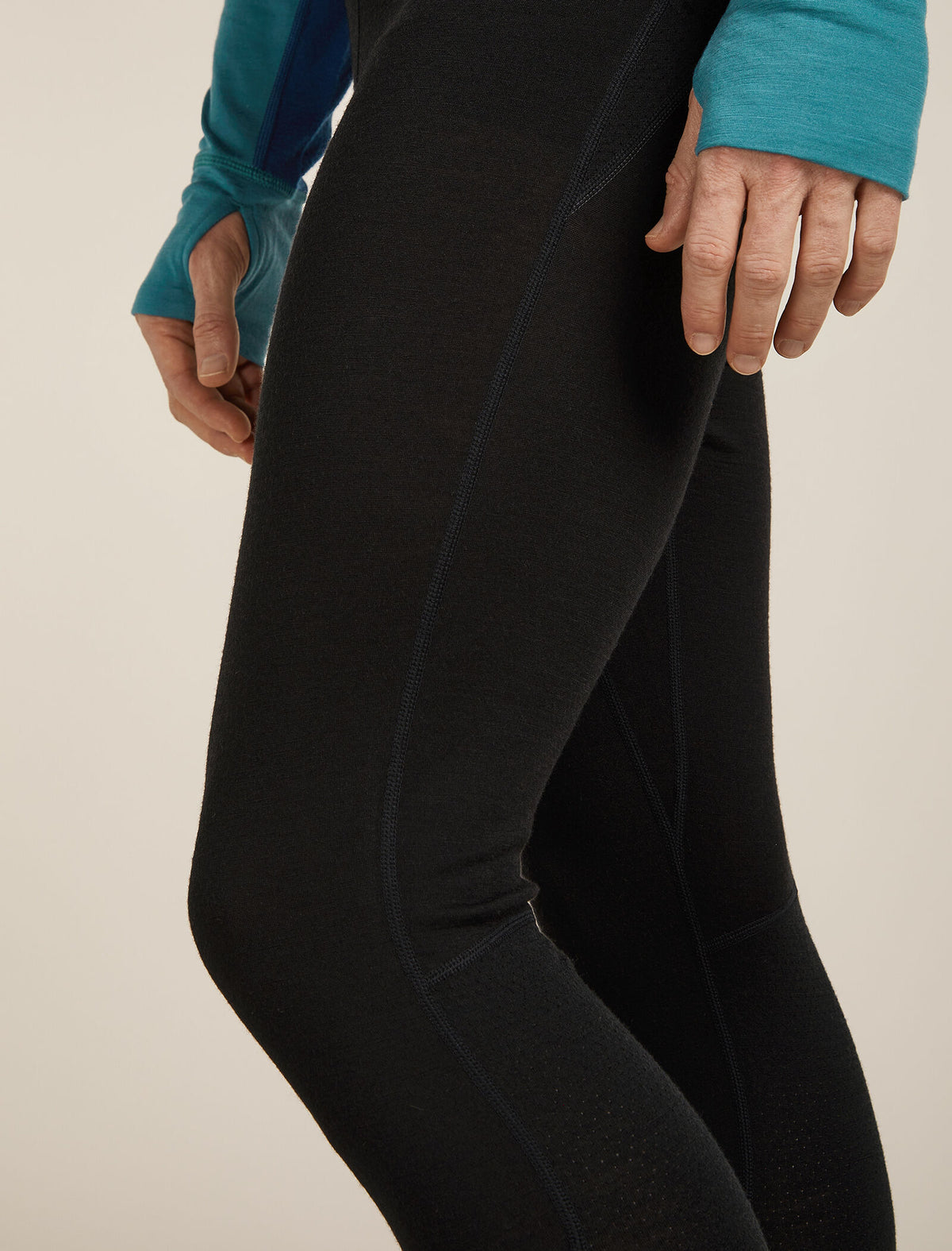 Men's Merino 200 ZoneKnit™ 3/4 Thermal Leggings Black - 6