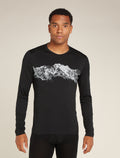 Men's Merino 200 Oasis Long Sleeve Crewe Thermal Top Remarkables  - 1