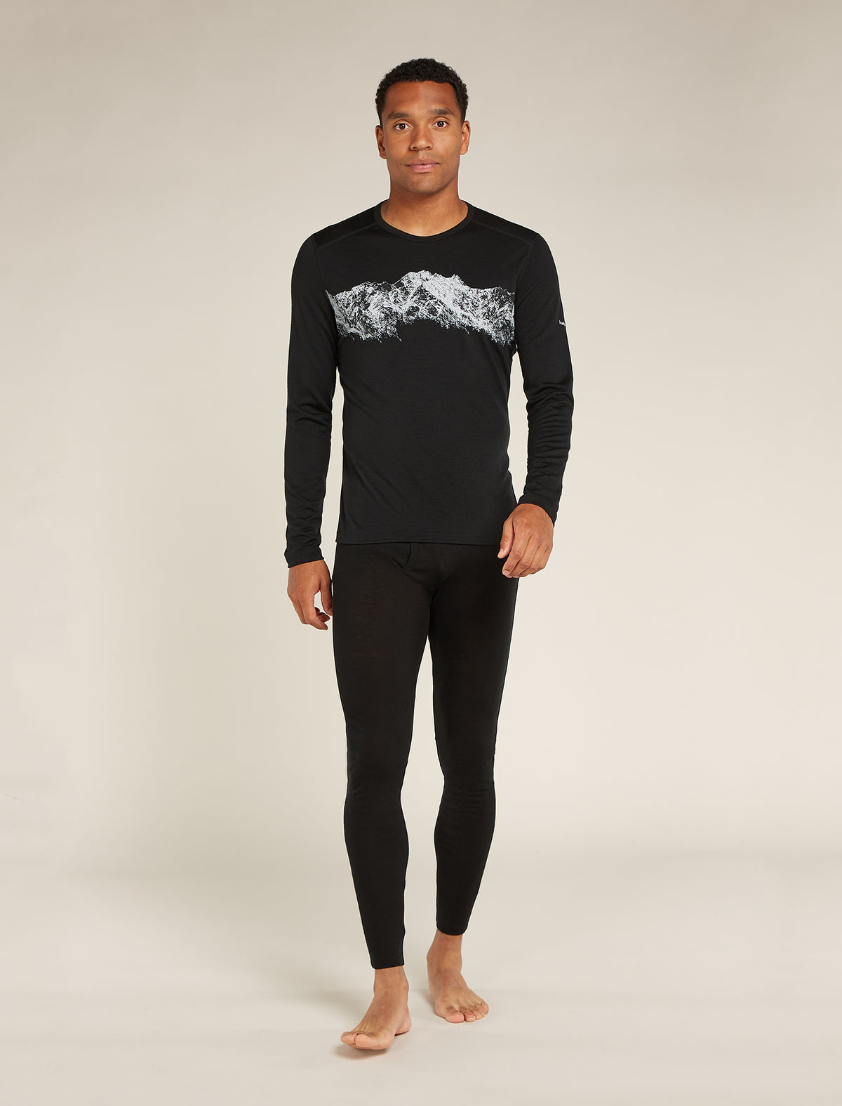Men's Merino 200 Oasis Long Sleeve Crewe Thermal Top Remarkables  - 3