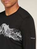 Men's Merino 200 Oasis Long Sleeve Crewe Thermal Top Remarkables  - 5