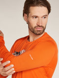 Men's Merino 200 Oasis Long Sleeve Crewe Thermal Top Remarkables  - 6