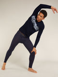 Men's Merino 200 Oasis Long Sleeve Crewe Thermal Top Remarkables  - 3