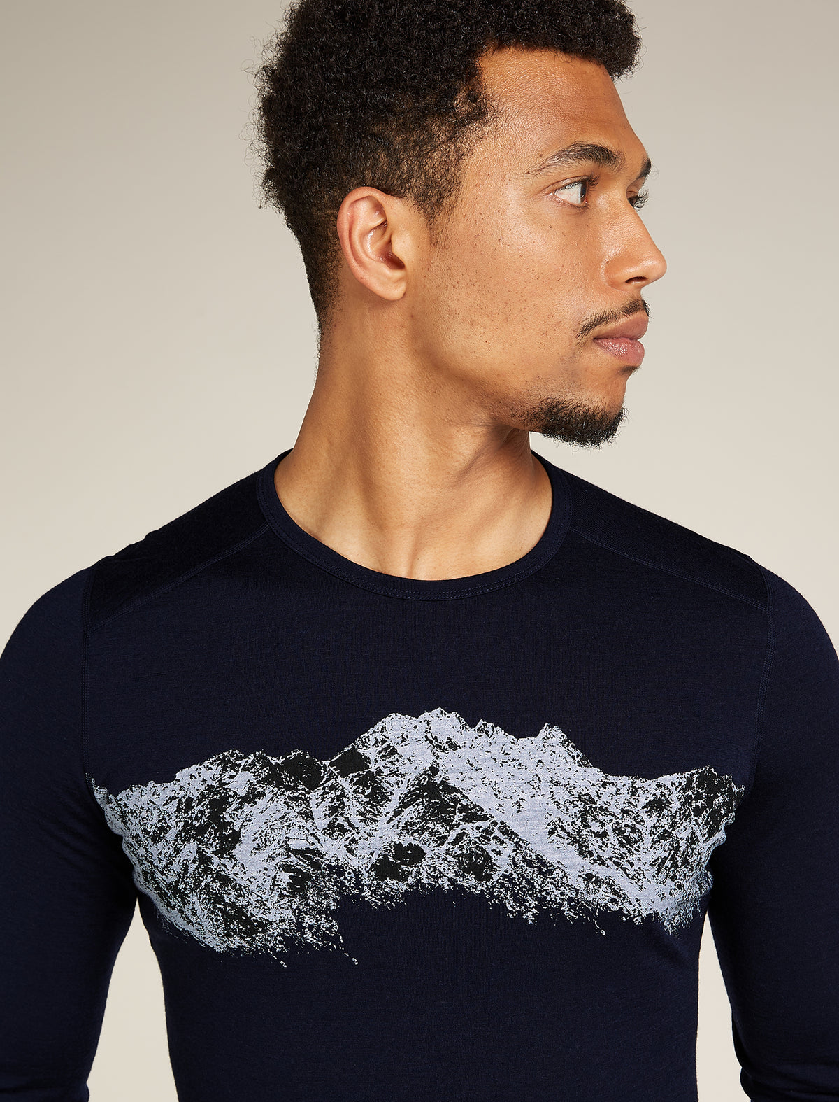 Men's Merino 200 Oasis Long Sleeve Crewe Thermal Top Remarkables  - 5