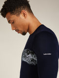Men's Merino 200 Oasis Long Sleeve Crewe Thermal Top Remarkables  - 6