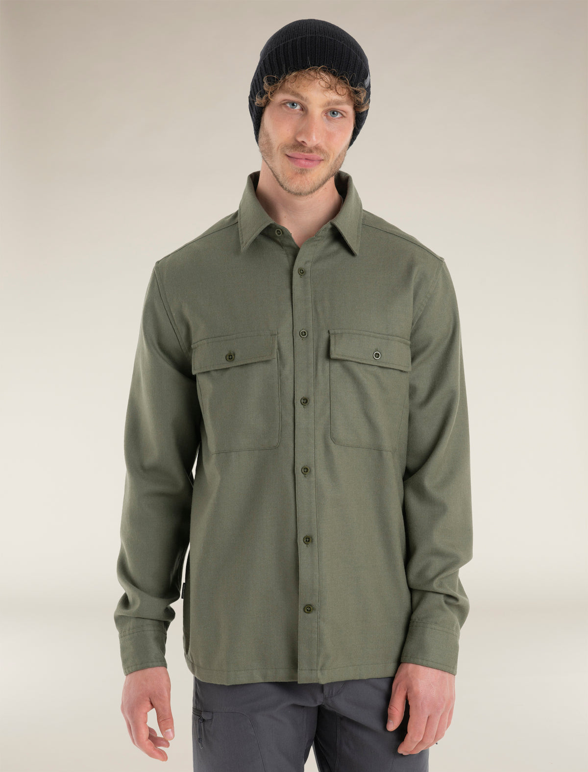 Men's Merino 200 Dawnder Long Sleeve Flannel Shirt  - 1