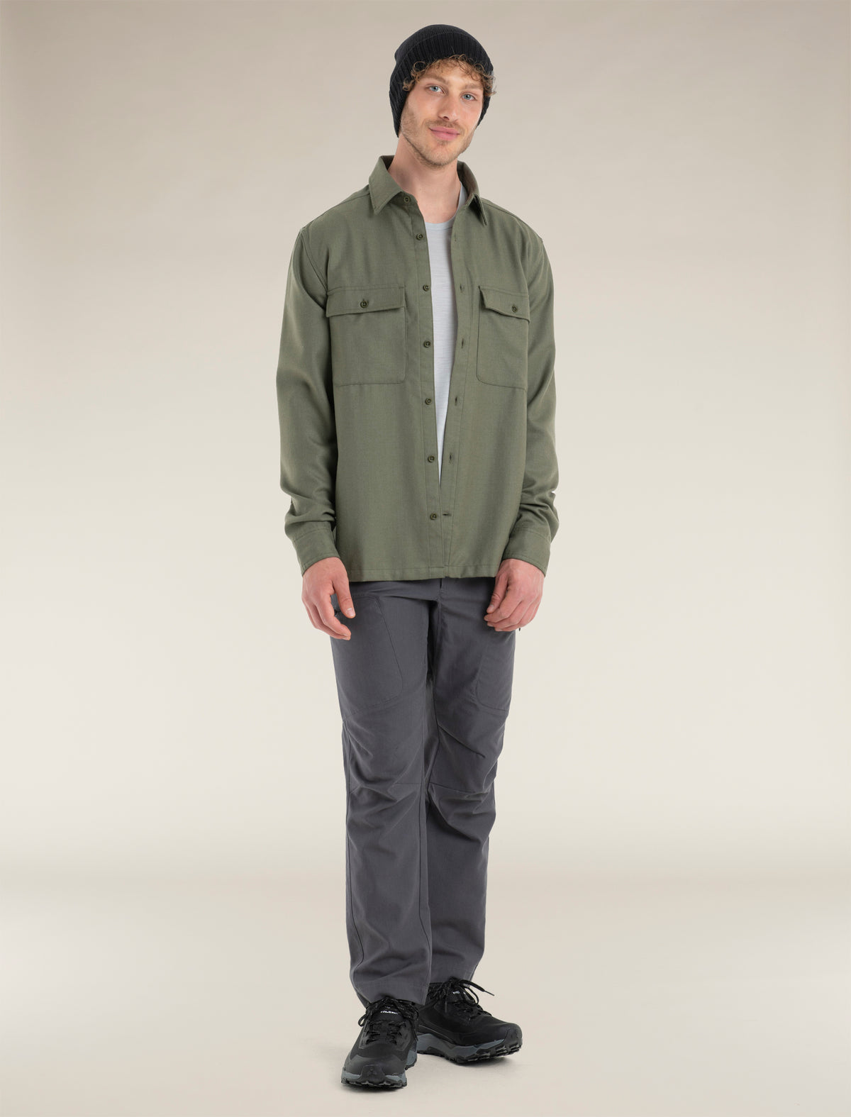 Men's Merino 200 Dawnder Long Sleeve Flannel Shirt  - 3