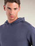 Men's Merino Blend 200 Shifter Long Sleeve Hoodie Graphite - 5