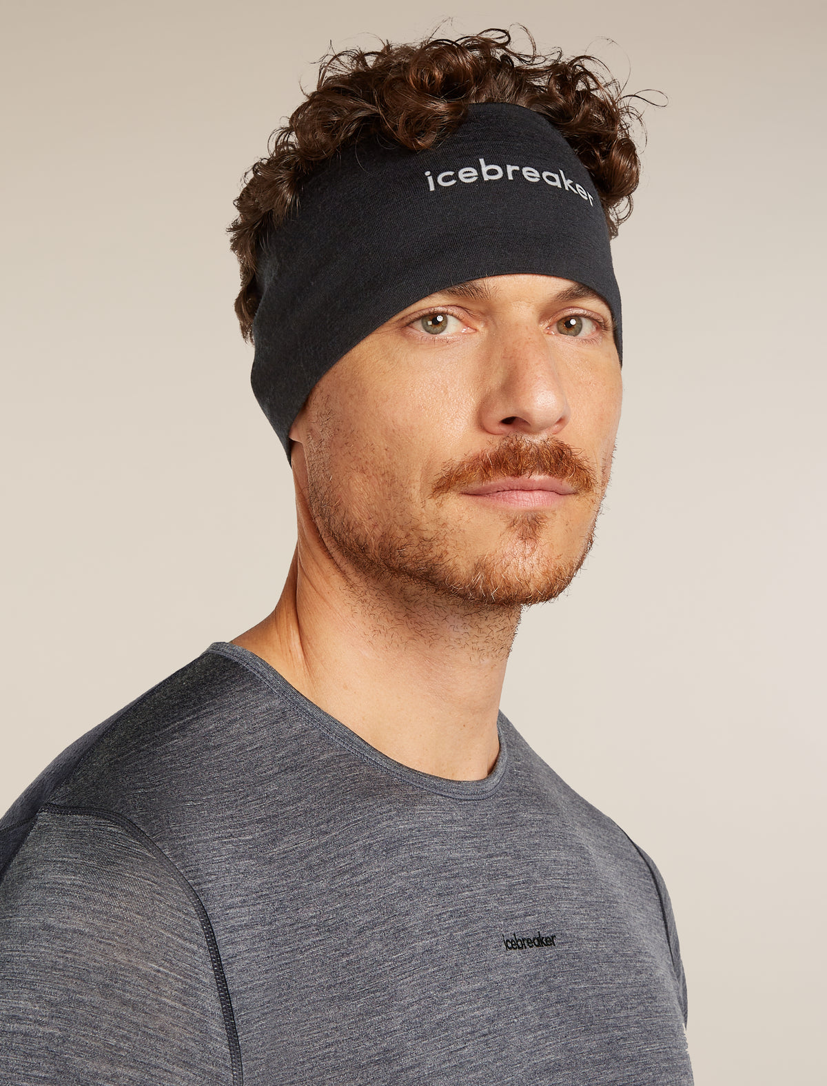 Unisex Merino 200 Oasis Headband Black - 3
