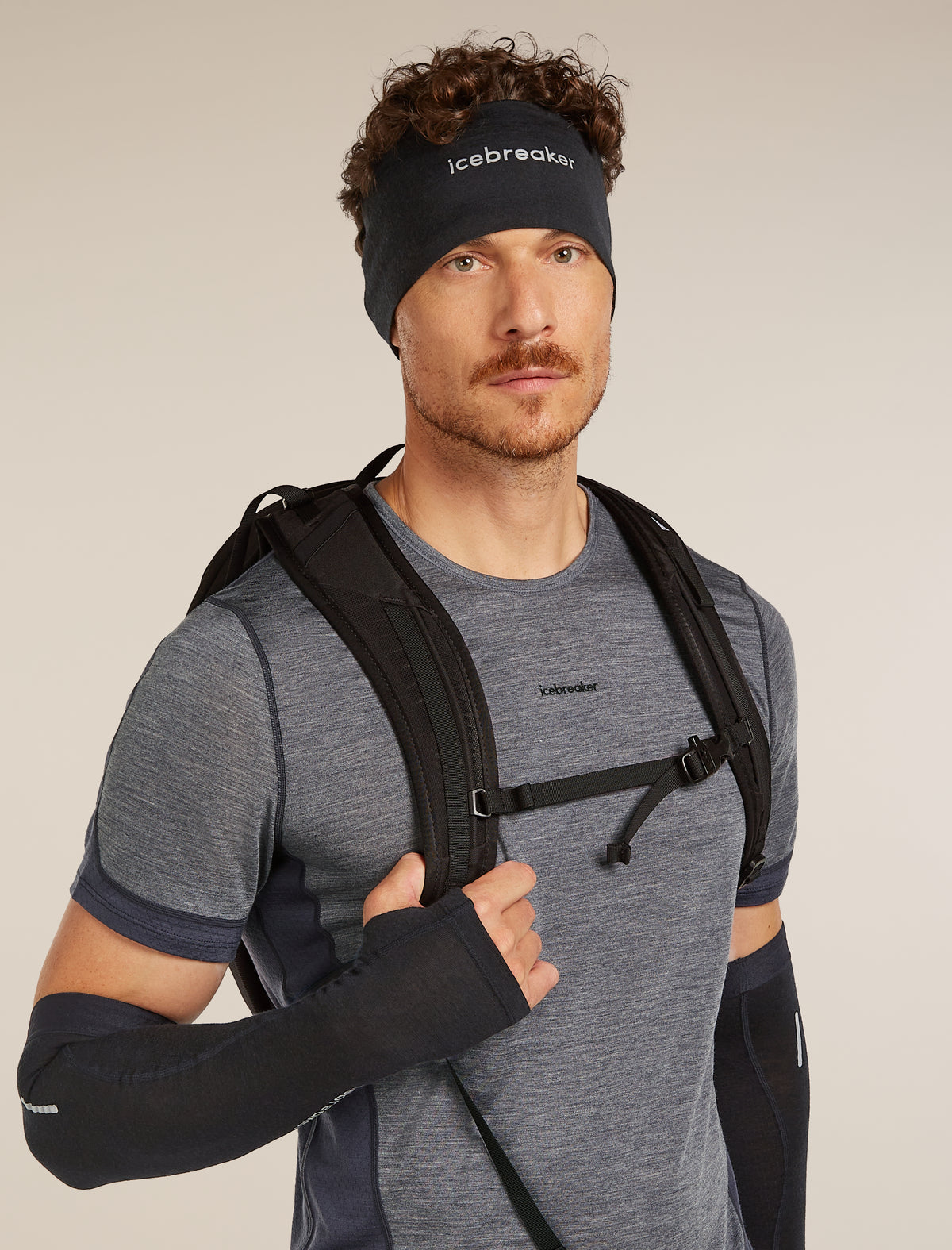 Unisex Merino 200 Oasis Headband Black - 4