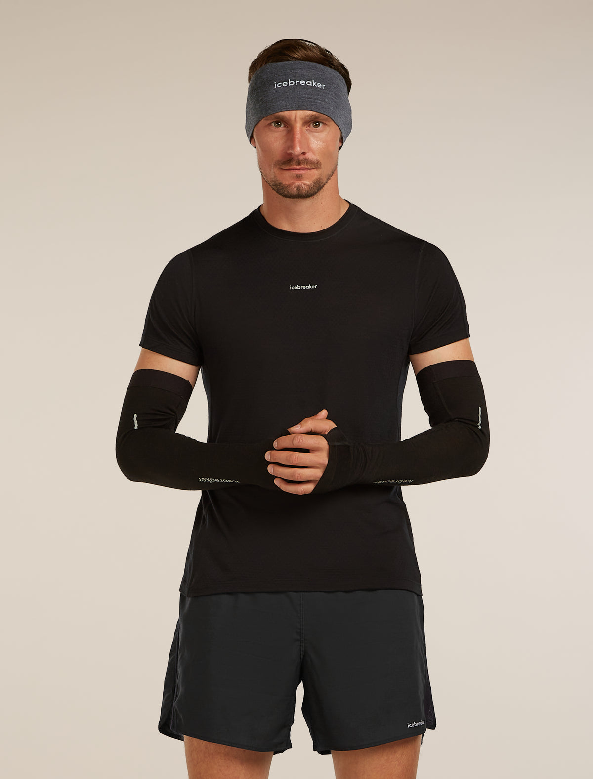 Unisex Merino 200 Oasis Headband Jet Heather - 4