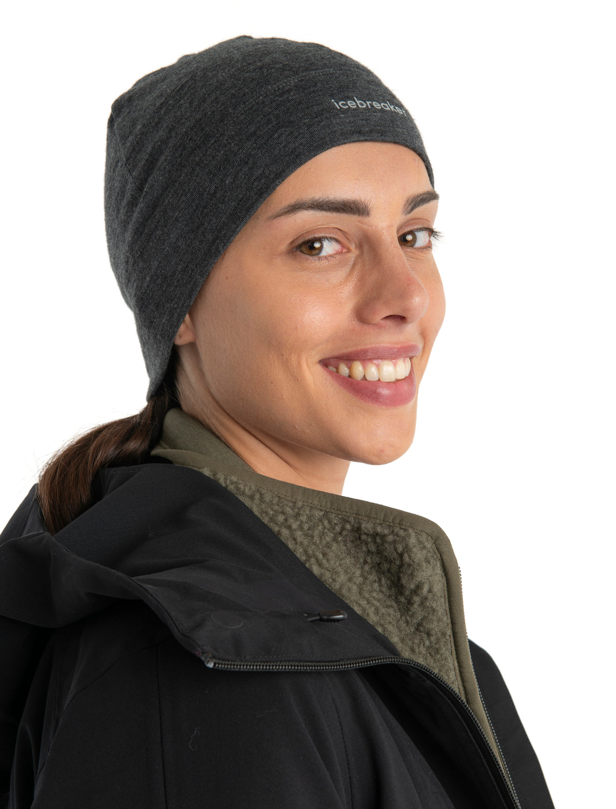 Unisex Merino 200 Oasis Beanie Metro Heather - 4