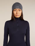 Unisex Merino 200 Oasis Beanie Jet Heather - 6