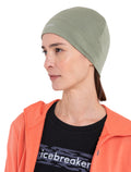 Unisex Merino 200 Oasis Beanie Oil/Black/Silver - 4
