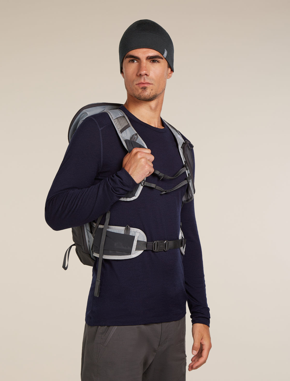 Unisex Merino 260 Ridge Beanie Black - 4