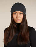 Unisex Merino 260 Ridge Beanie Black - 6