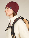 Unisex Merino 260 Ridge Beanie Port - 2