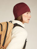 Unisex Merino 260 Ridge Beanie Port - 4