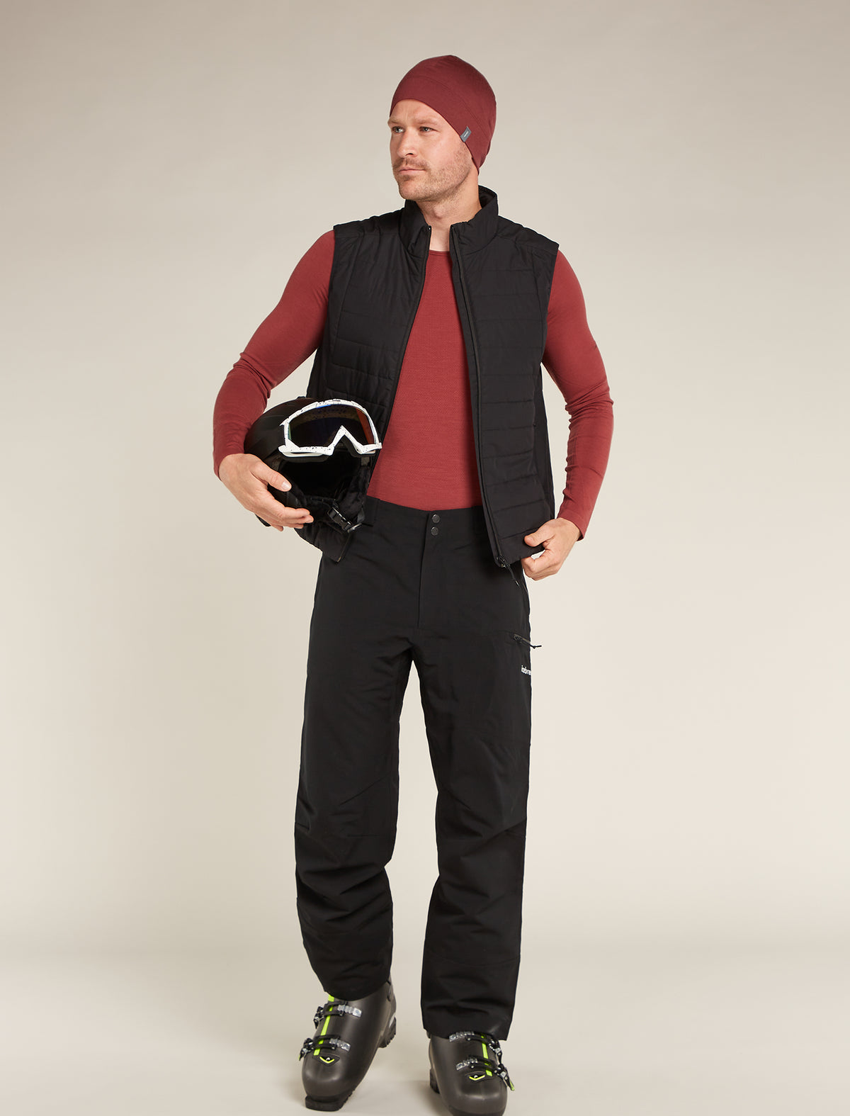 Unisex Merino 260 Ridge Beanie Port - 5