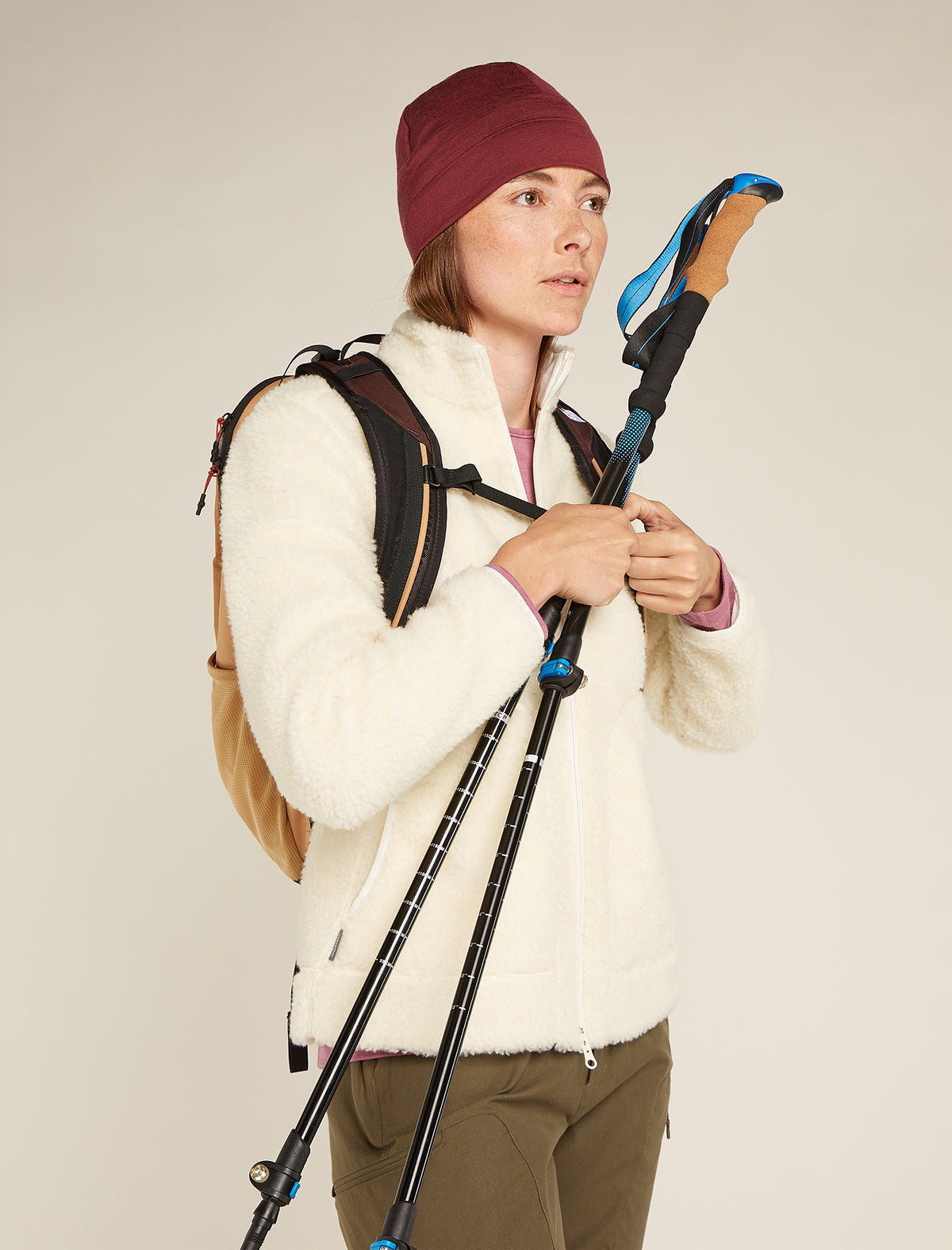 Unisex Merino 260 Ridge Beanie Port - 6