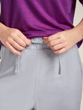 Women's Merino Blend 200 Crush Pants Grey quartz - 5