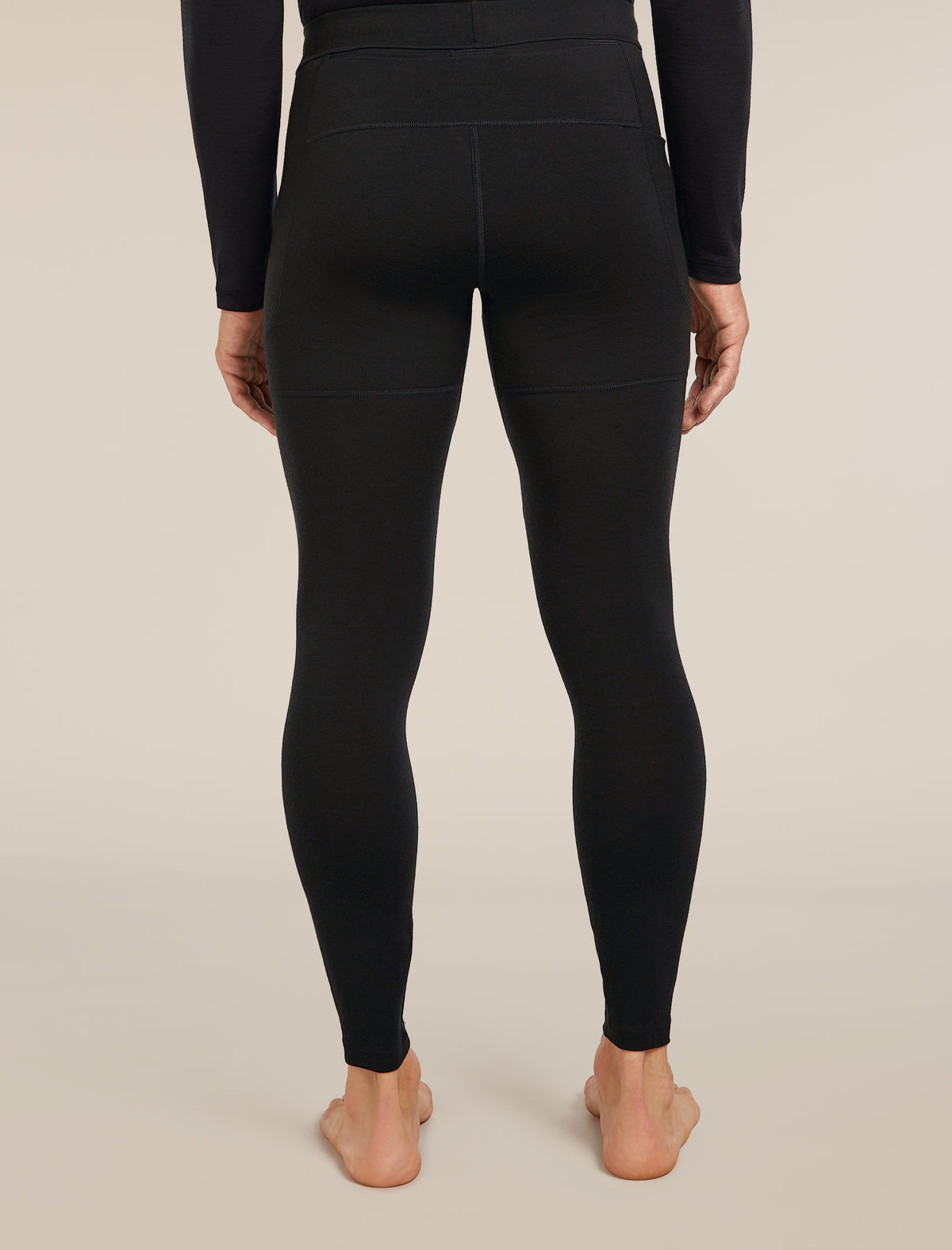 Men's Merino Speed Winter 28" Tights Black - 2