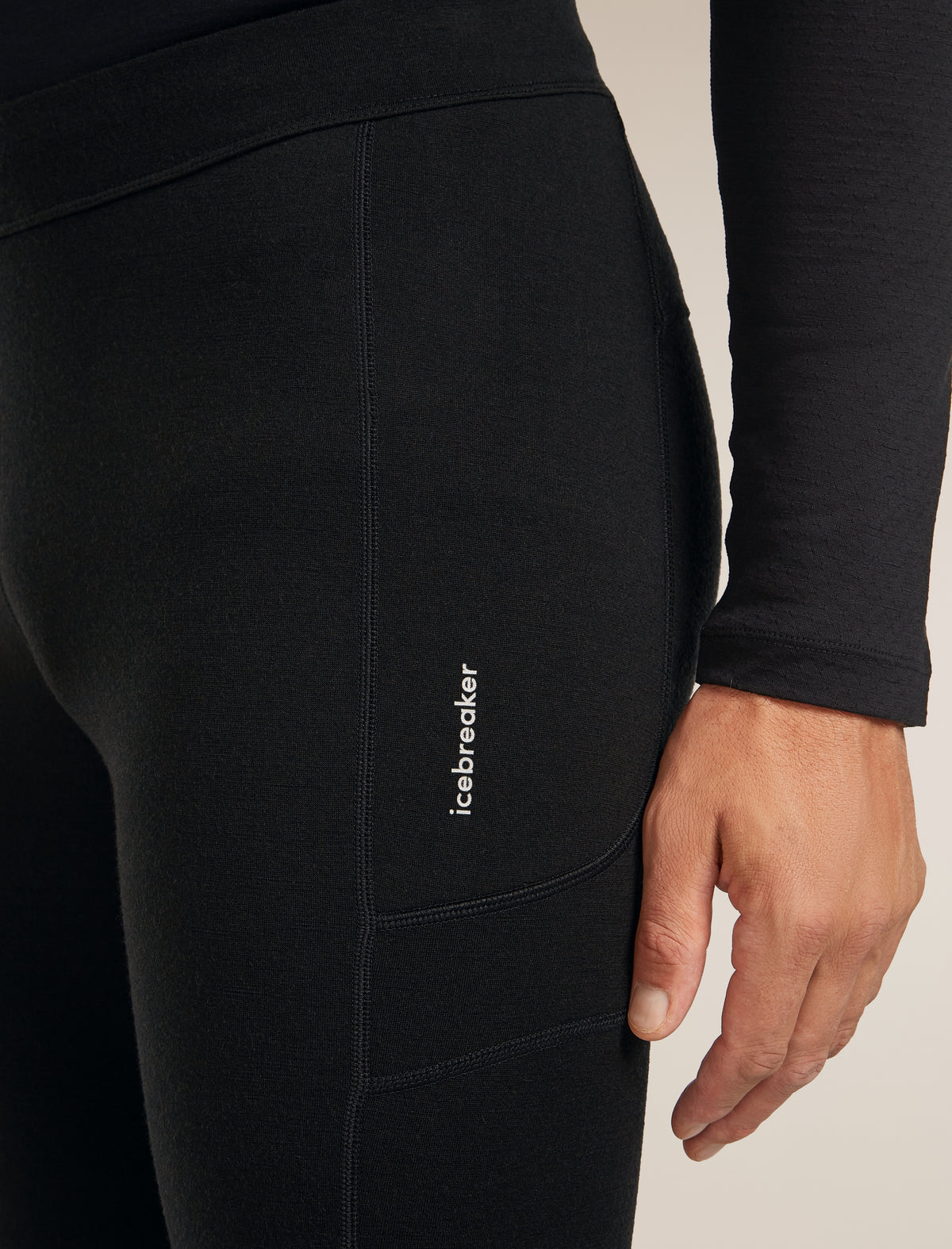 Men's Merino Speed Winter 28" Tights Black - 6