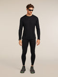 Men's Merino Speed Winter 28" Tights Black - 4