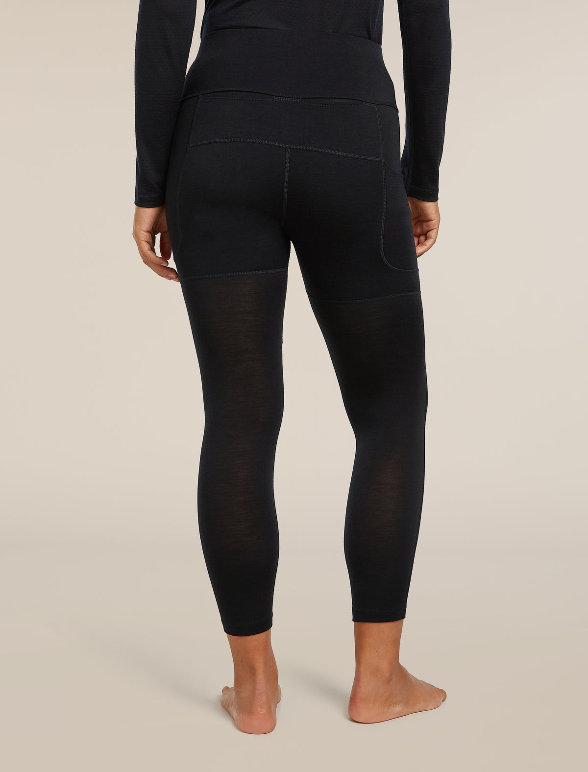 Women's Merino Speed Winter 25" Tights Black - 2