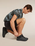 Men's Merino Blend Run+ Ultralight Micro Socks Black/Graphite - 5