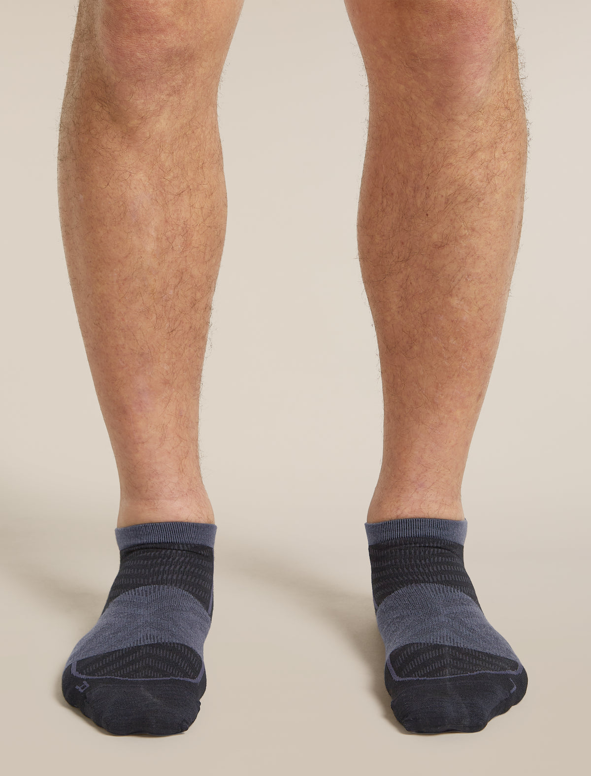 Men's Merino Blend Run+ Ultralight Micro Socks Black/Graphite - 3