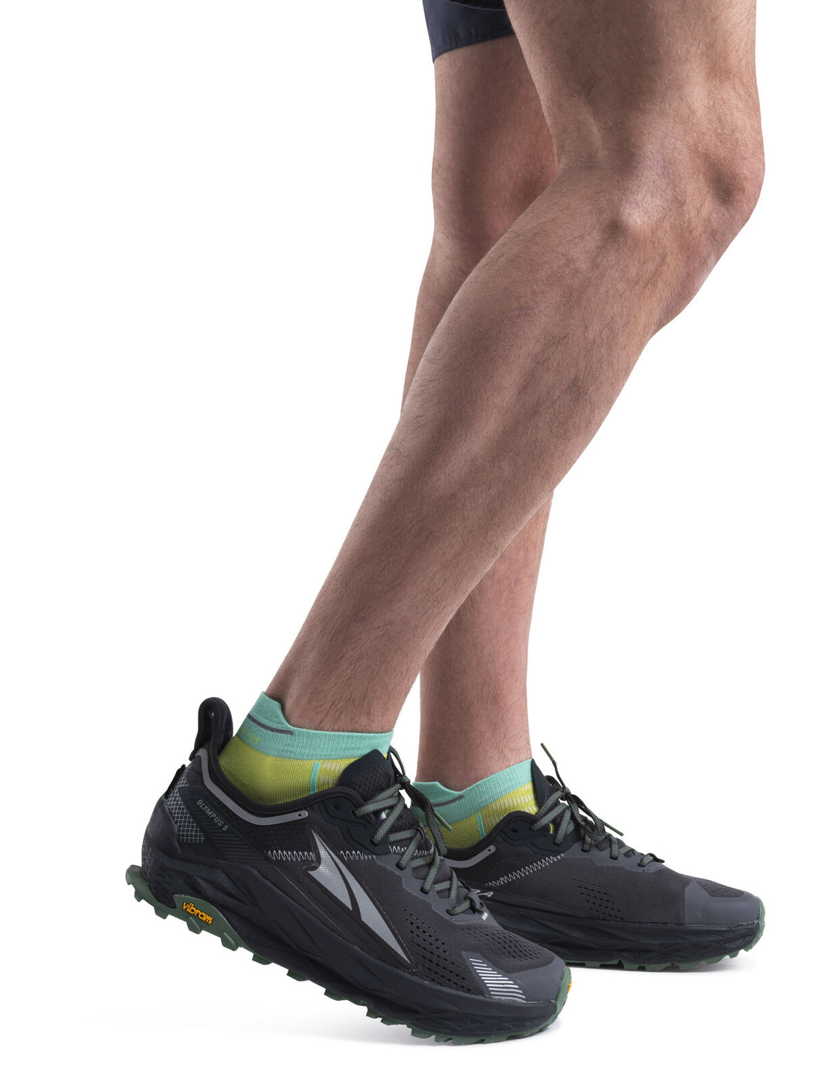Men's Merino Blend Run+ Ultralight Micro Socks Hyper/aura - 2